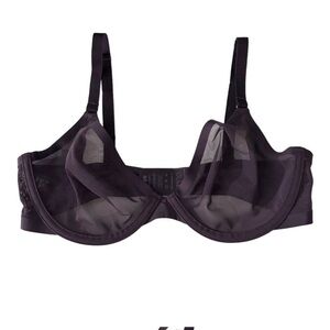 CUUP Sheer Black Bra
